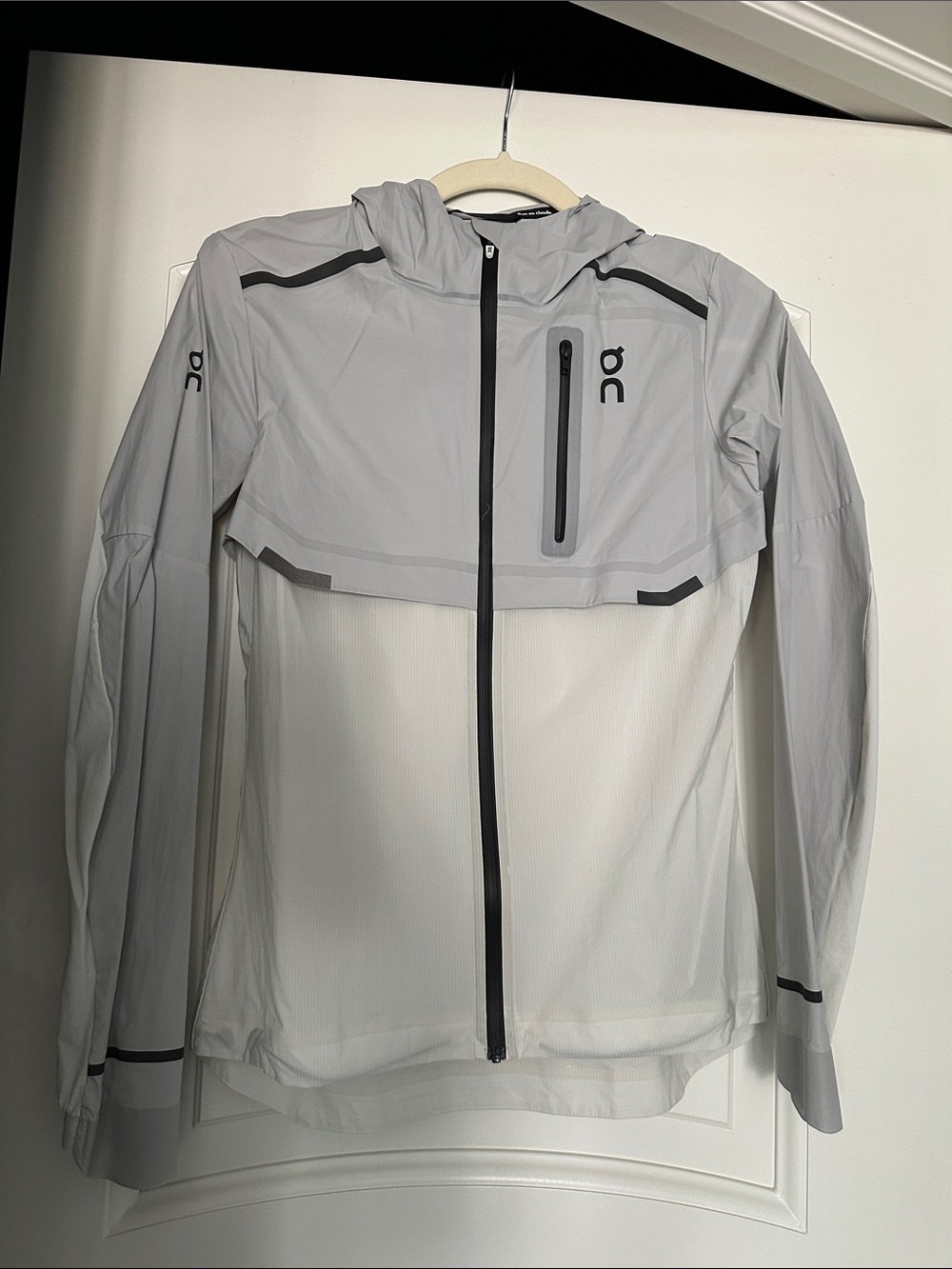 On Running Light Gray Women's Weather Jacket